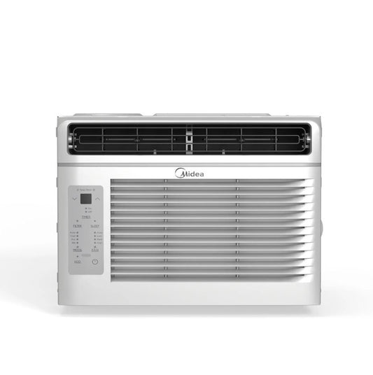 Midea 5,000 BTU Window Air Conditioner with Remote Control, Cools up to 150 sq. ft. MAW05R1JWT-B