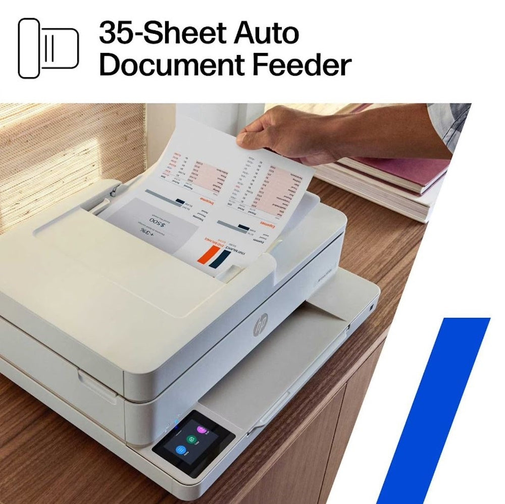 HP Envy 6558E Wireless All-in-One Color Photo Inkjet Printer White 714N8A#1H3