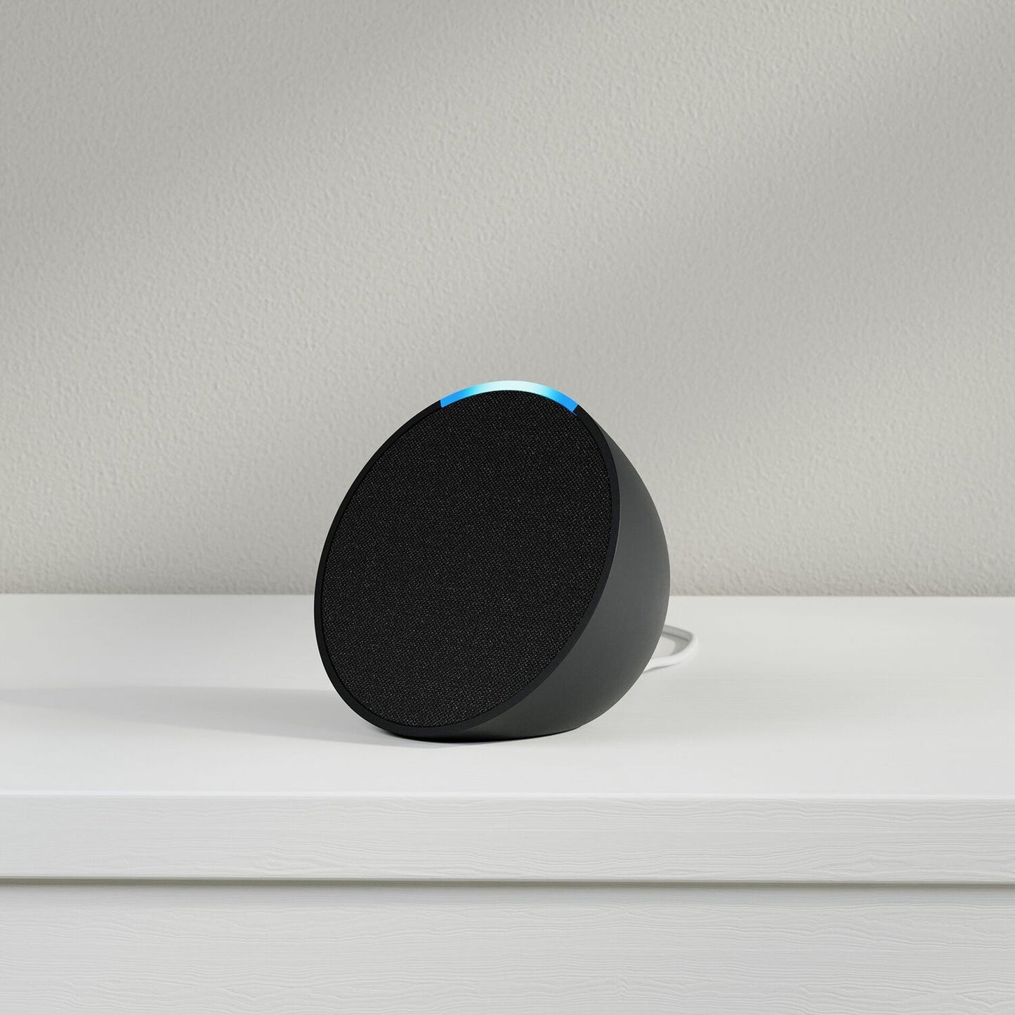 Amazon - Echo Pop (1st Generation) Smart Speaker with Alexa - Charcoal C2H4R9