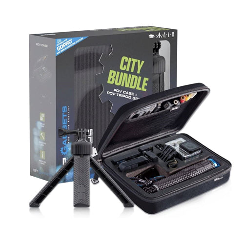 SP City Bundle with POV Case and POV Tripod for GOPRO Video Camera Mounting