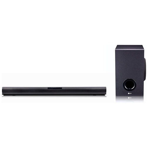 LG 2.1-Ch Soundbar  160W Wireless Subwoofer & Digital Amplifier - Black SJ2