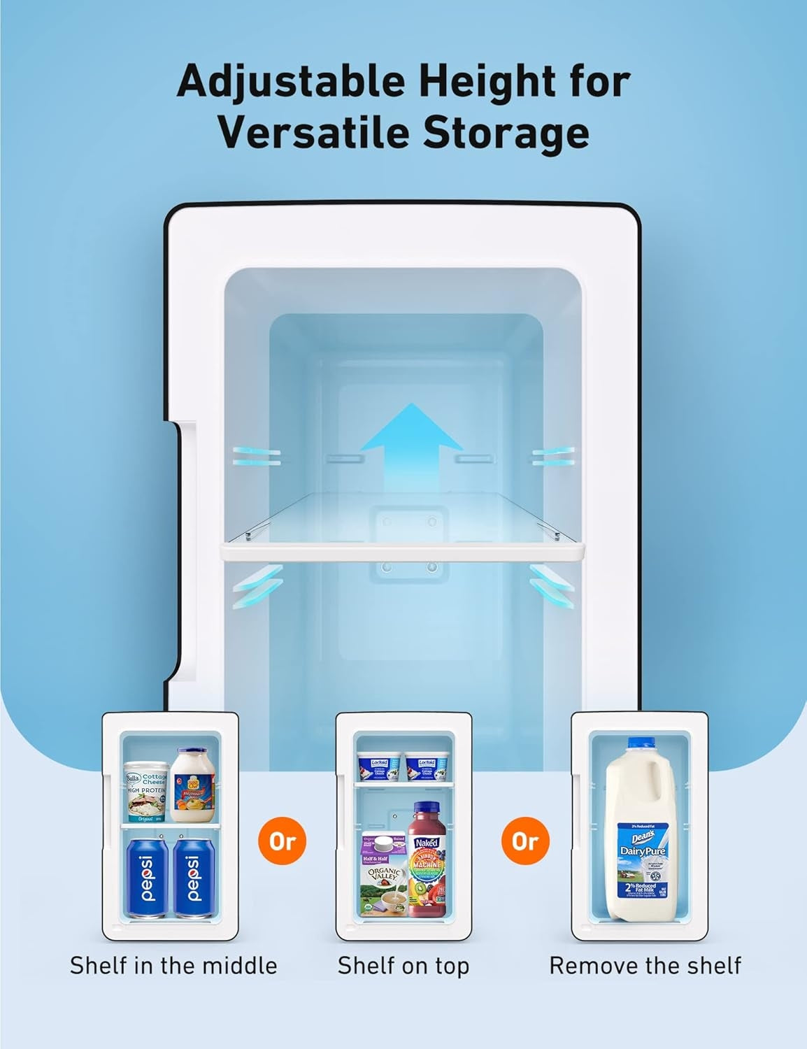 AstroAI Mini Fridge 2.0 Gen, 6 Liter/8 Cans Makeup Skincare Fridge 110V AC/ 12V DC  LY2206A Black