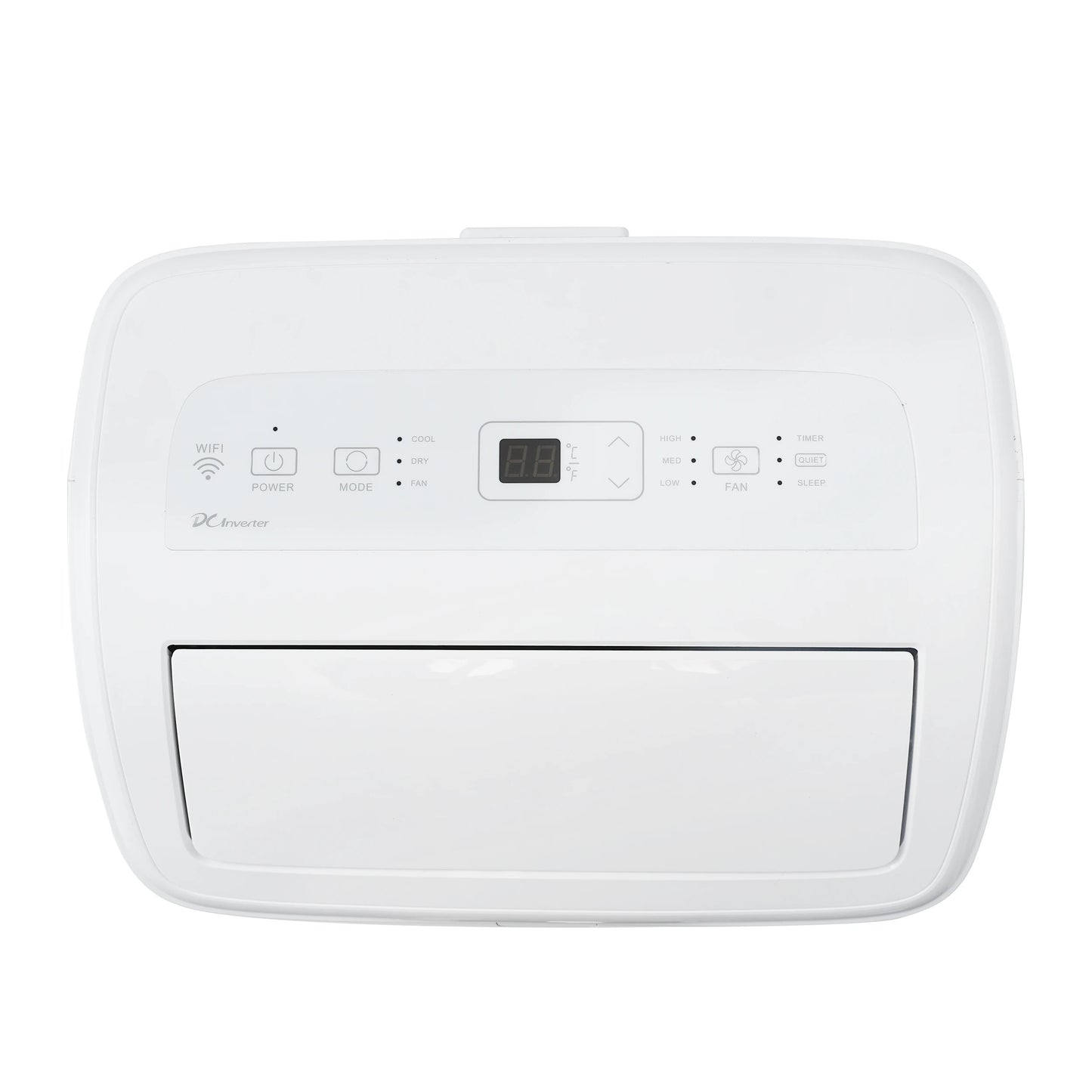 Hisense 8,000 BTU Portable Air Conditioner with Dual Hose & Inverter, 350 Sq Ft, Wi-Fi, ConnectLife App for Google and Alexa, 3 operating modes, Noise 42 dB(A) - HAP0824TWD