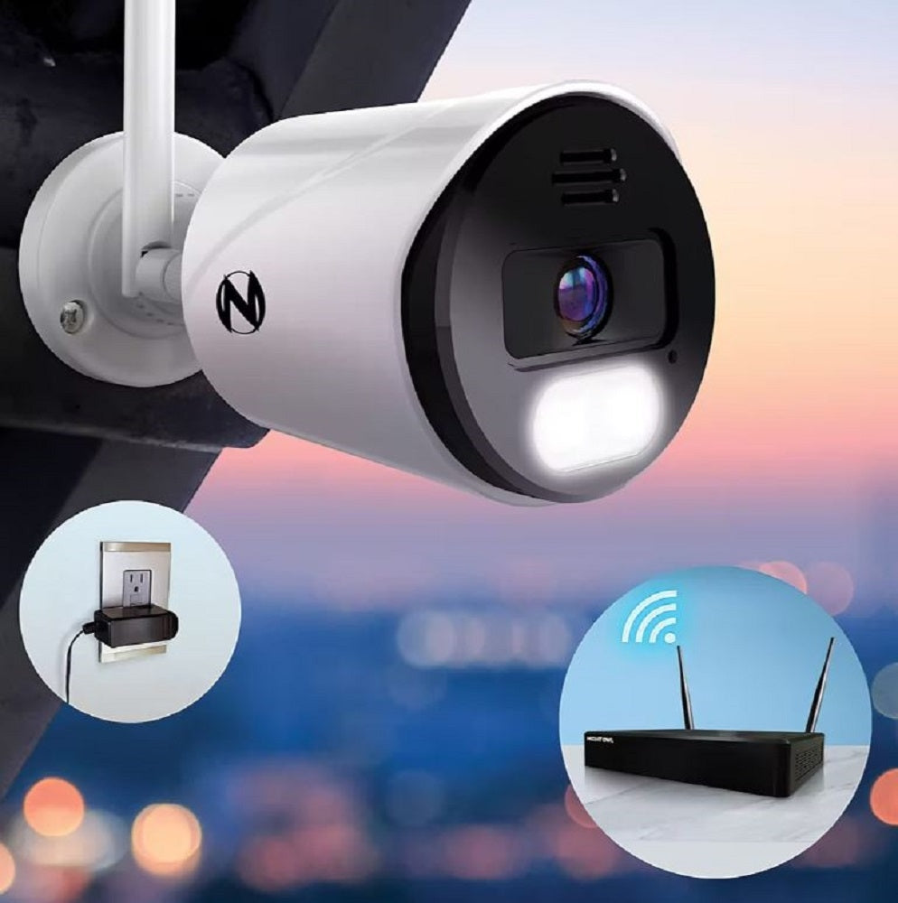Night Owl 8-Ch 3-Camera 4K Wireless Security System 1TB HDD NVR CL-BT8WN-13L