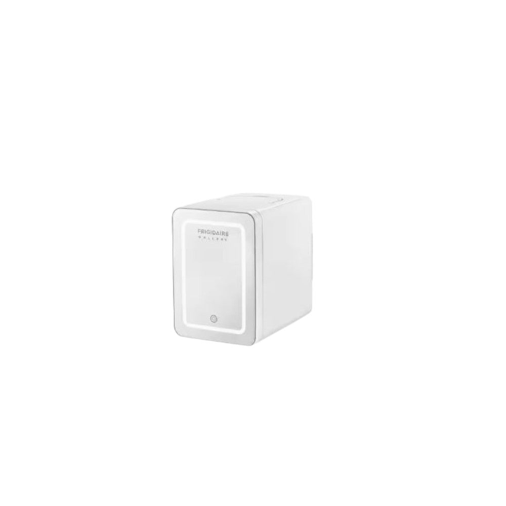 Frigidaire 12 in. 1 cu. ft. 9-Can or 6-liters Beauty Light Up Mini Refrigerator White EFMIS209-WHITE