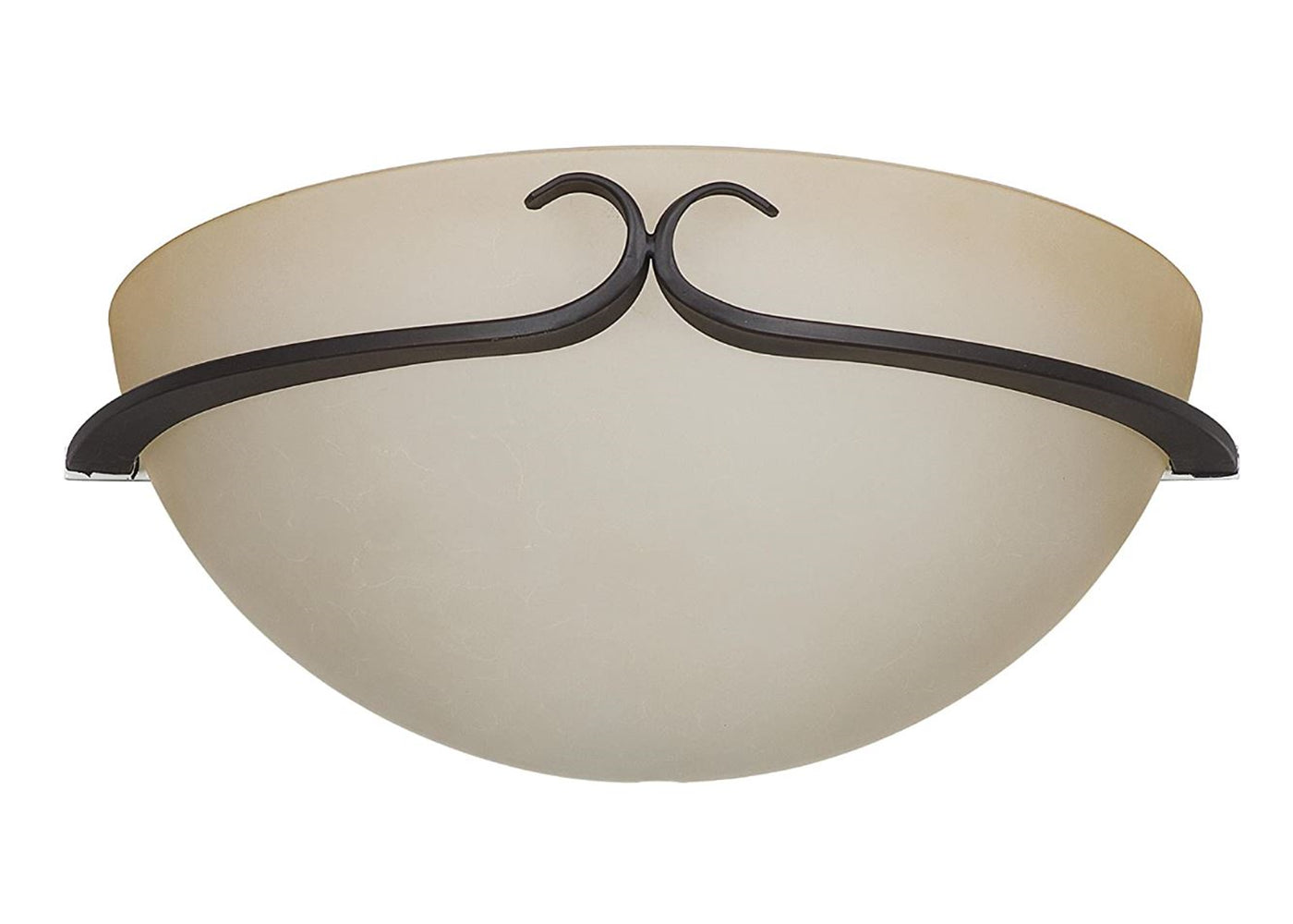 Sunset Lighting Provano 1-Light Wall Sconce w/ Buttercup Glass, Tique Finish - F5250-26