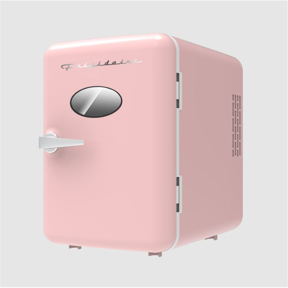 Frigidaire EFMIS137-PINK Portable Retro 6-can Mini Fridge Pink