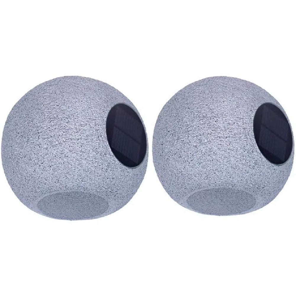 ION Audio Geode Rock Solar Rechargeable Speakers 30W Bluetooth 5.0 iSP170