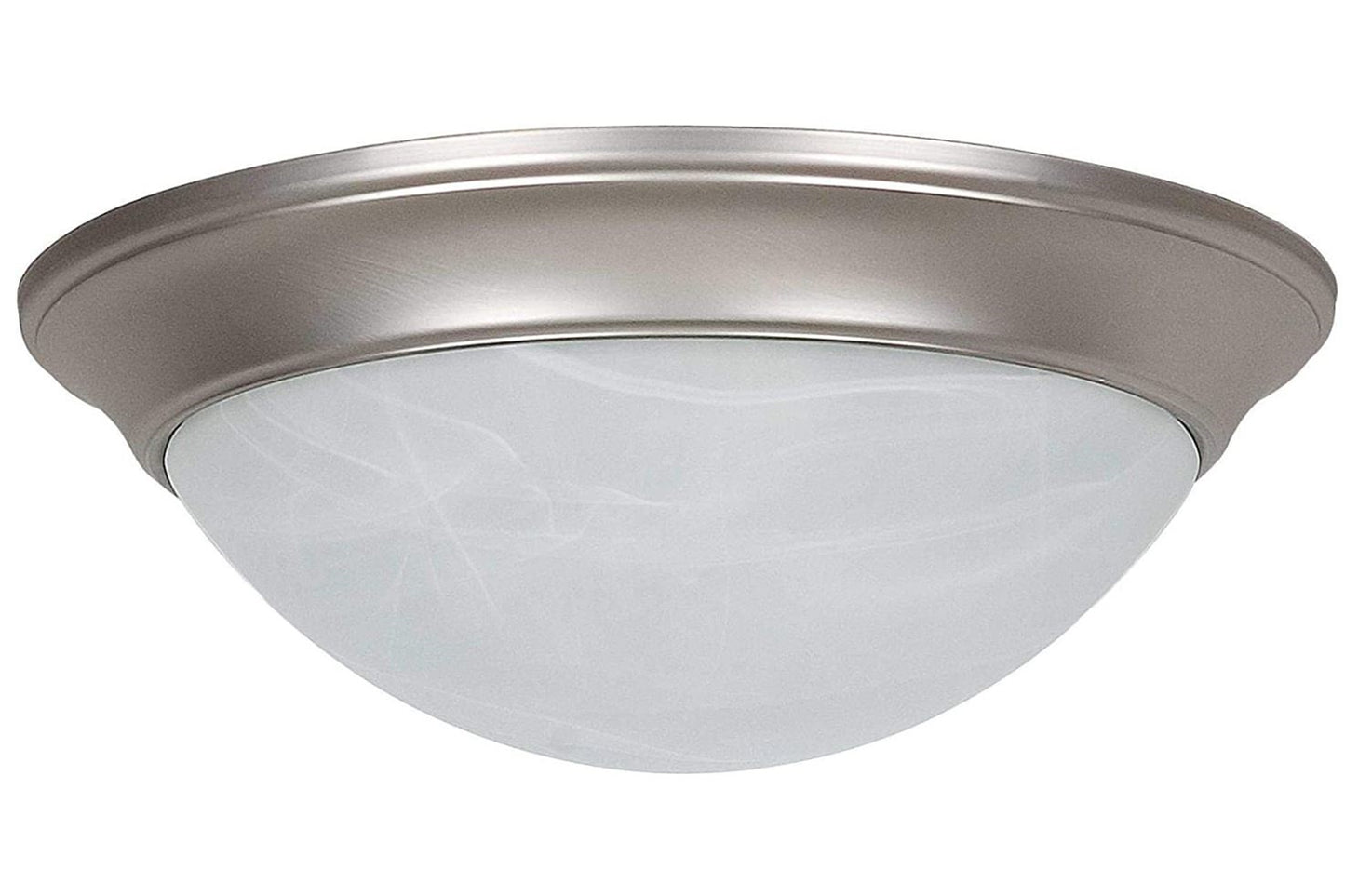 Luminance F7174-53 3-Light Traditional Flush Mount Ceiling Light in Satin Nickel