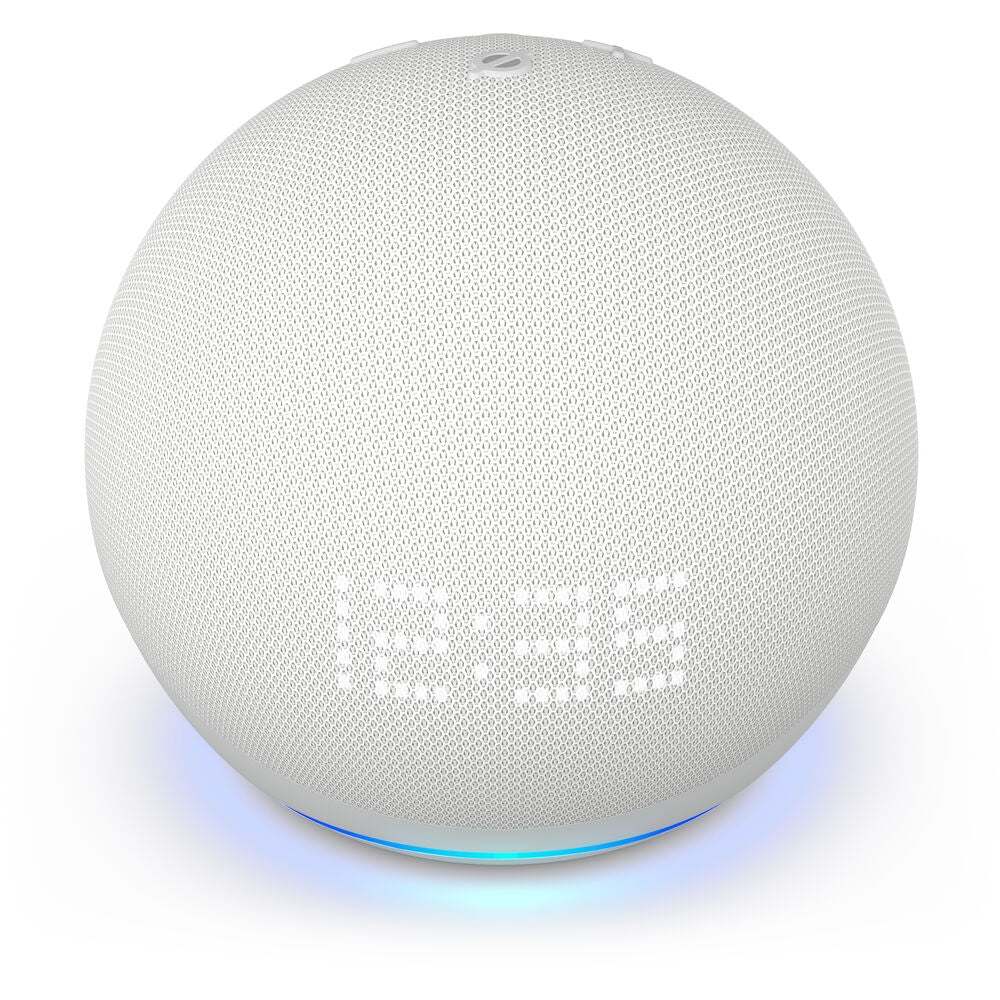 Amazon Echo Dot with Clock 5th Generation, Glacier White B09B8VN8YQ