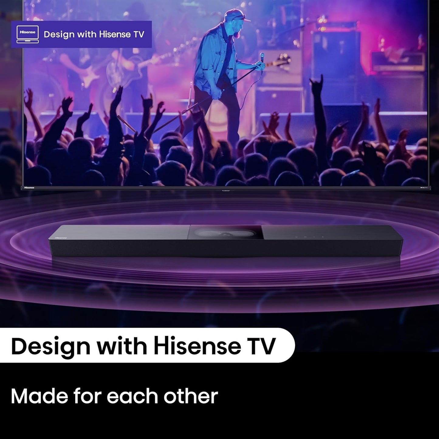 Hisense A620 2.1 Channel 240W Soundbar with Built-in Subwoofer Black