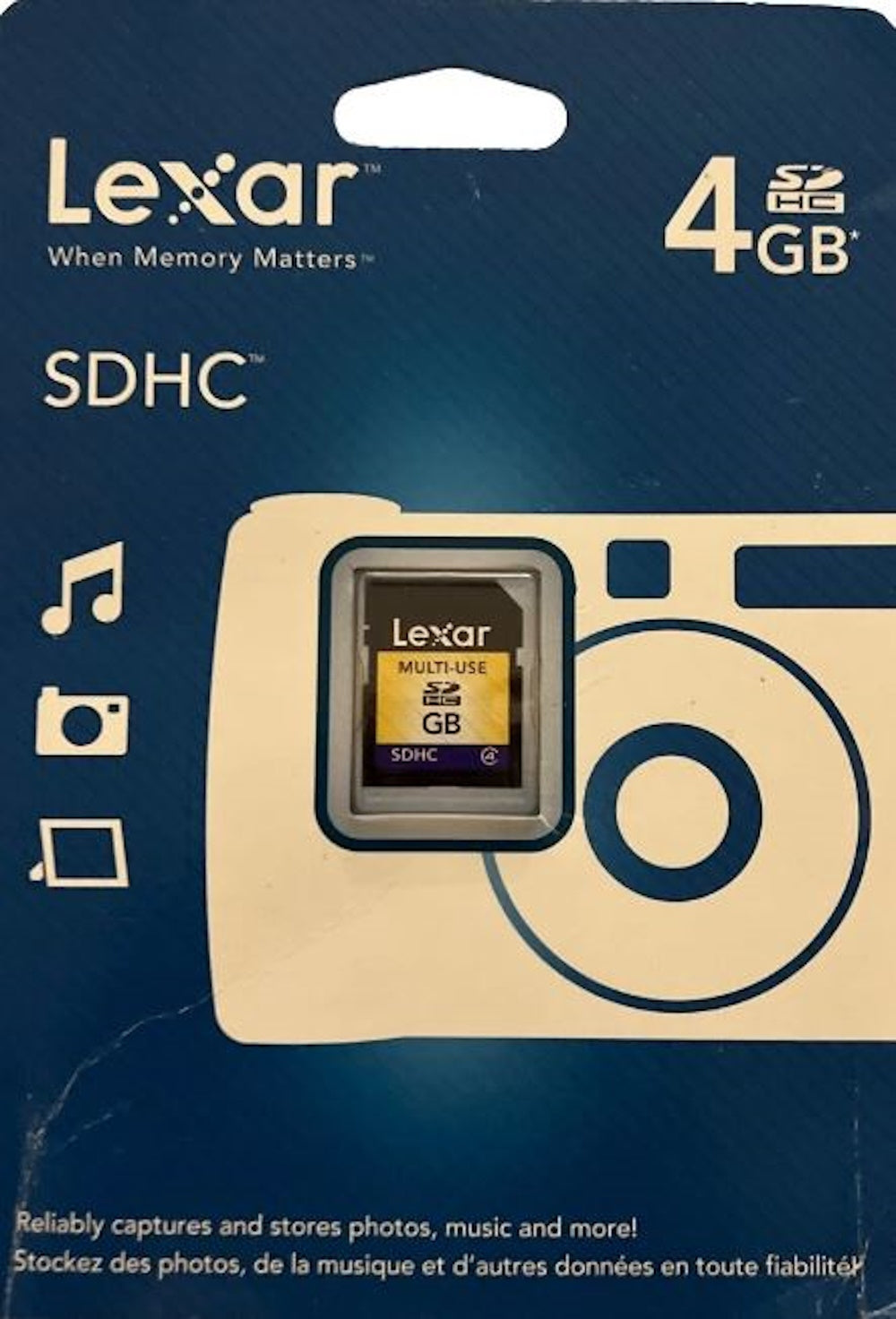Lexar 4GB SDHC Memory Card LSD4GABT