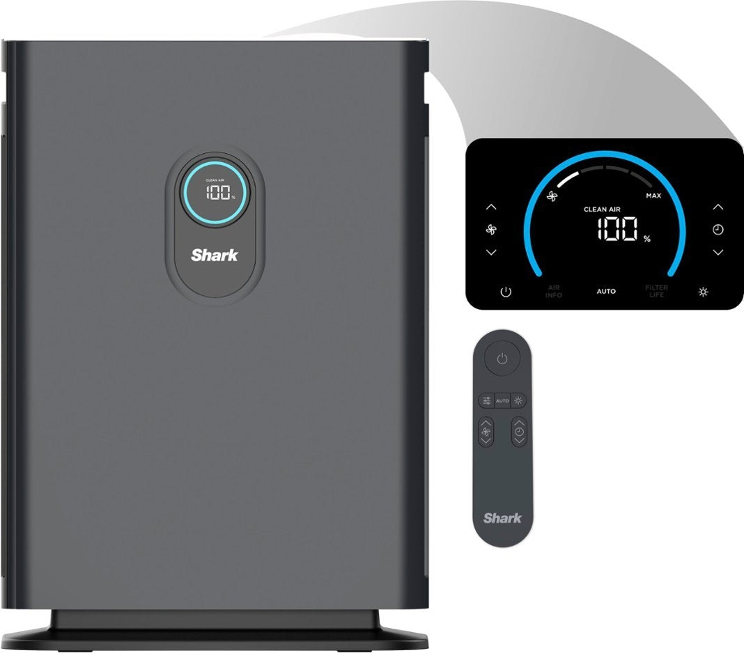 Shark Air Purifier 4 True HEPA with Microban Protection, Advanced Odor Lock