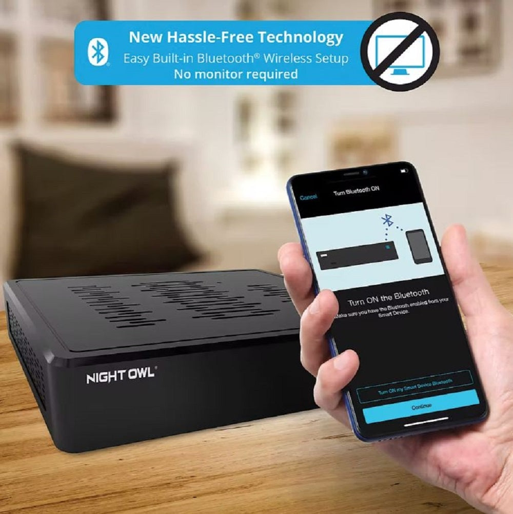 Night Owl 8-Channel 3-Camera 4K Wireless Security System with 1TB HDD NVR and 2-Way Audio CL-BT8WN-13L