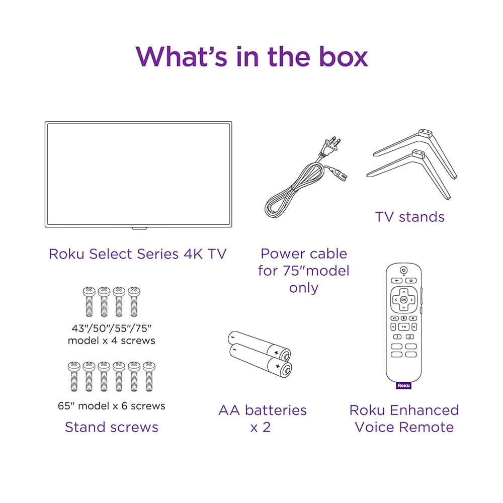 Roku 50" Class Select Series 4K Smart RokuTV 50R4A5R