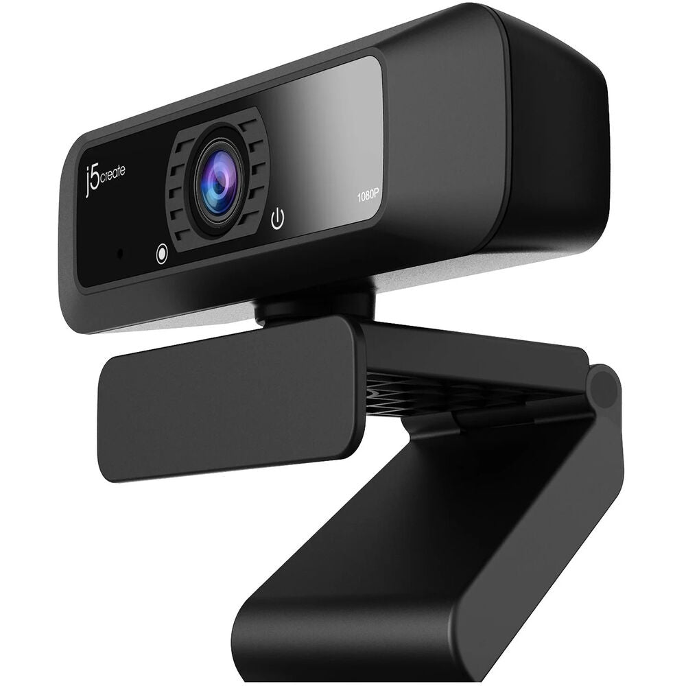 j5create USB HD Webcam 1080p with 360° Rotation - Black JVCU100