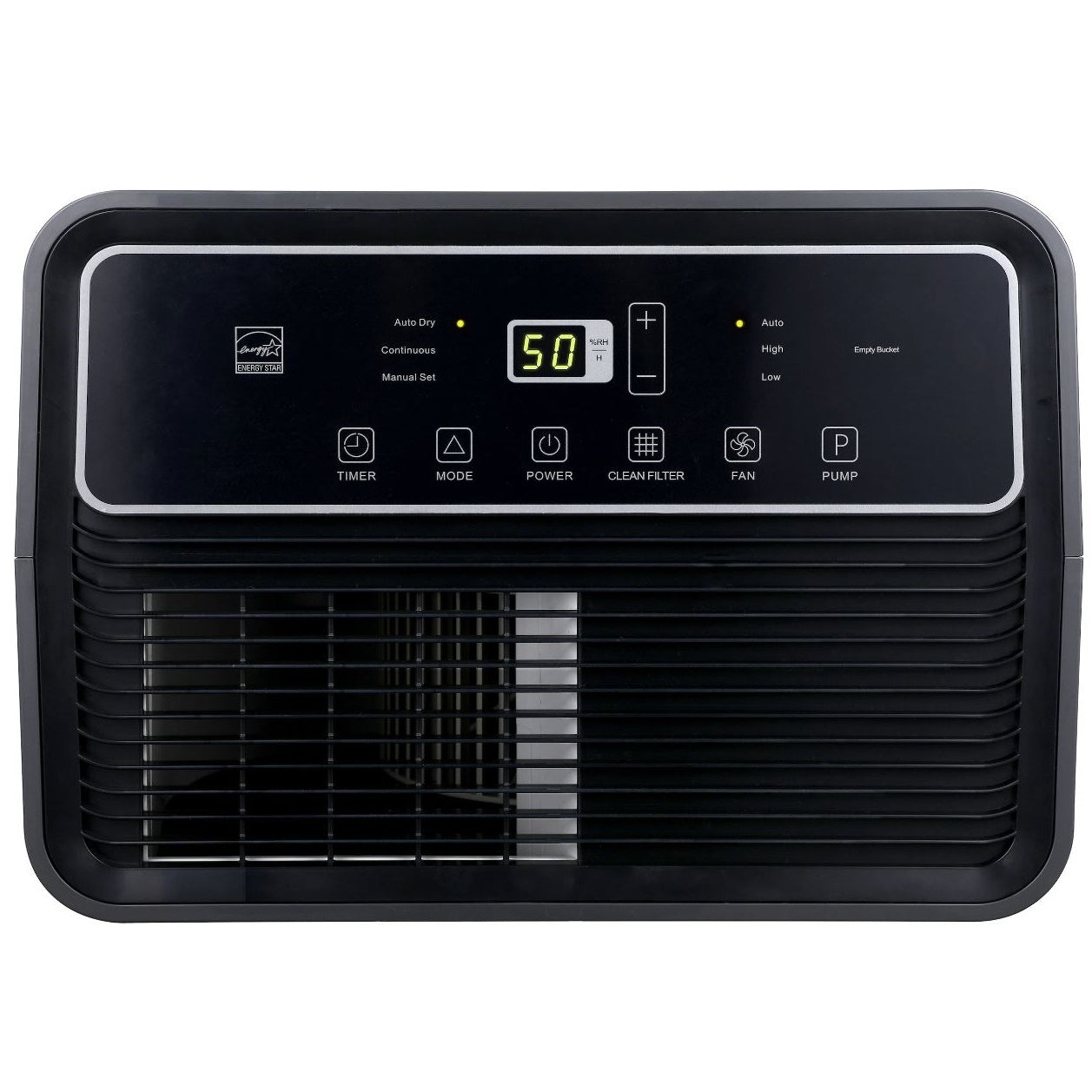 Hisense 50-Pint Capacity, 4500 sq. ft. Coverage, Built-In Pump Dehumidifier DH5024KP1G