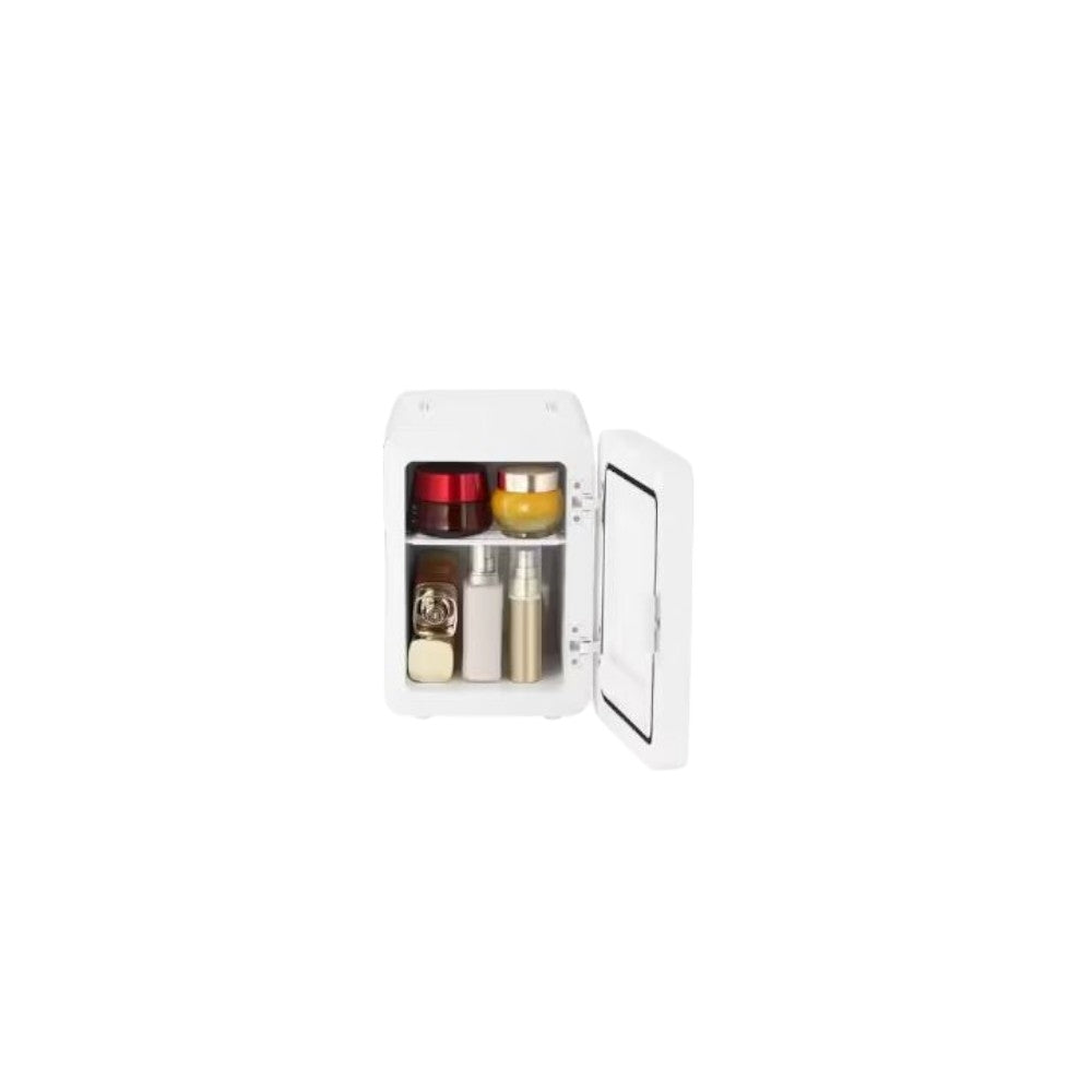 Frigidaire 12 in. 1 cu. ft. 9-Can or 6-liters Beauty Light Up Mini Refrigerator White EFMIS209-WHITE