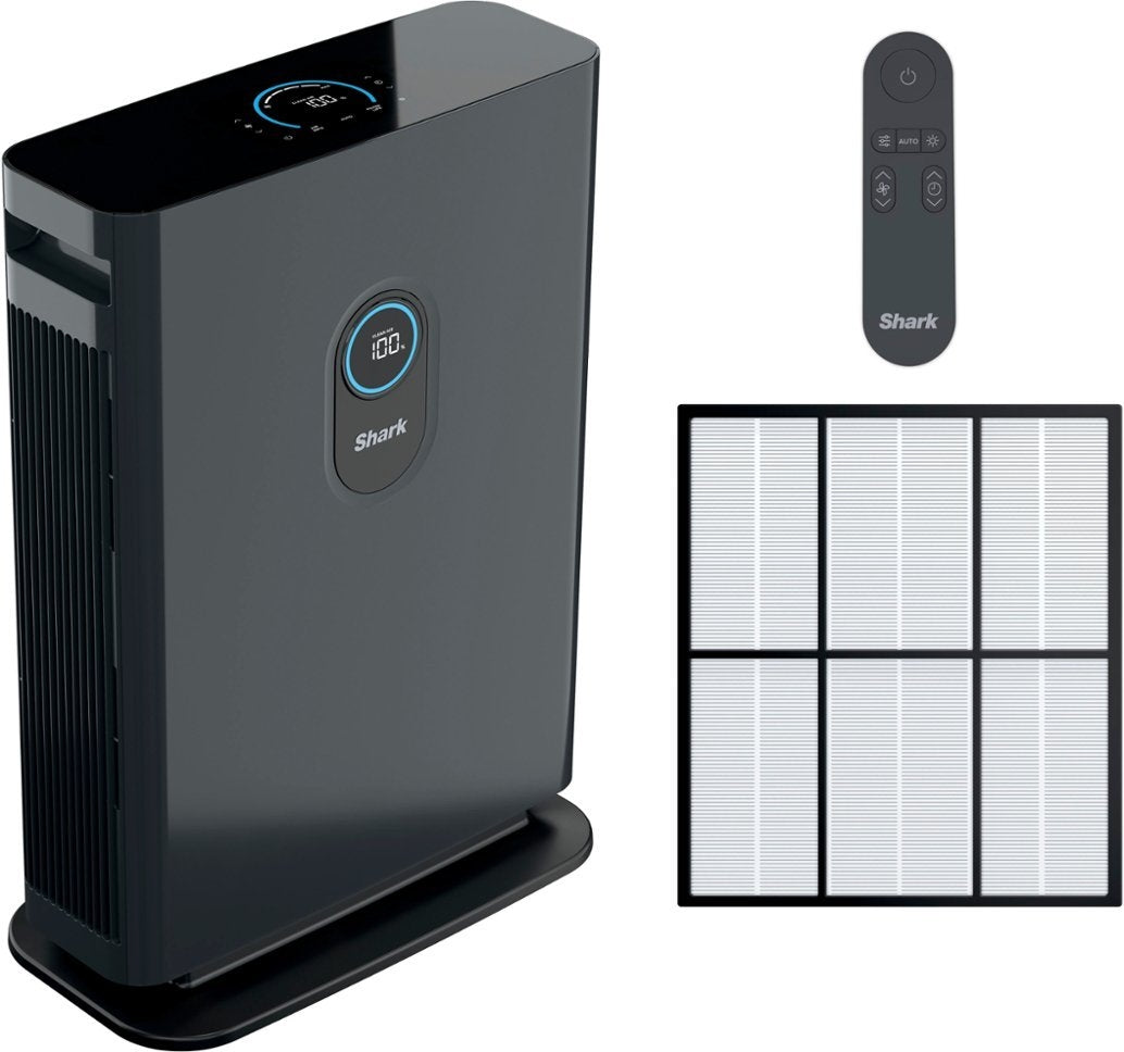 Shark Air Purifier 4 True HEPA with Microban Protection, Advanced Odor Lock