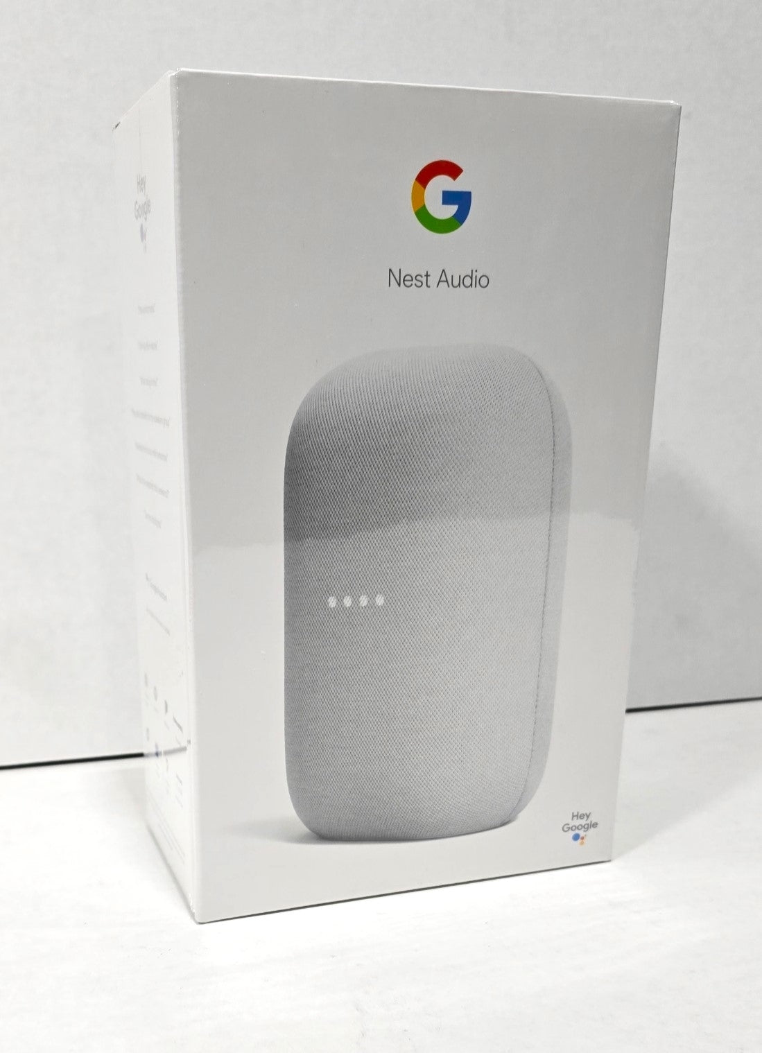 Google Nest Audio Smart Speaker Chalk Color GA01420-US - 2-pack