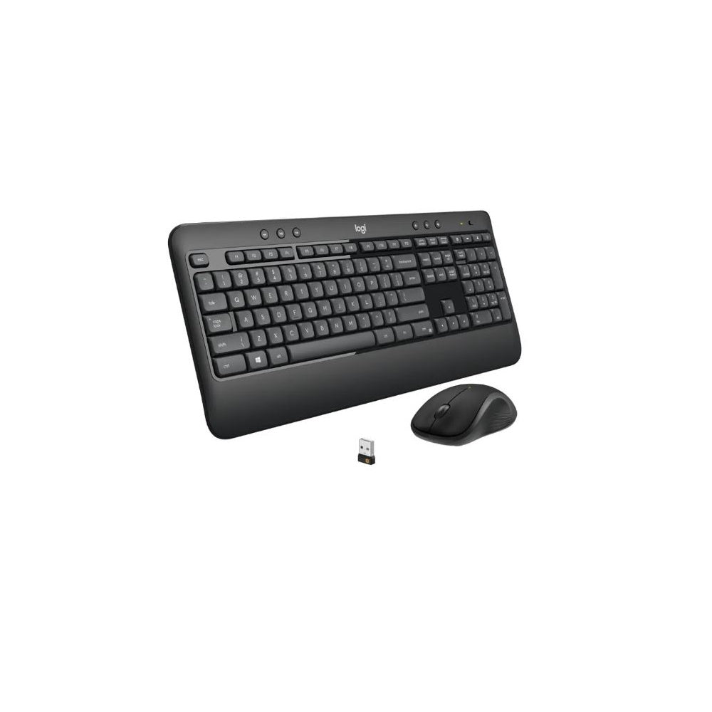 Logitech MK540 Full-size Advanced Wireless Membrane Keyboard/Mouse for PC Black