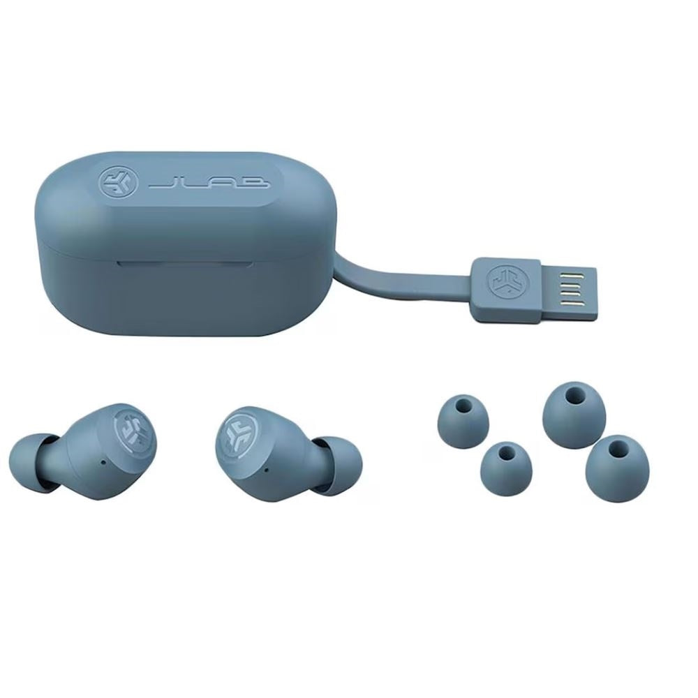 JLab GO Air Pop True Wireless Earbuds Slate EBGAIRPOPRSLT124