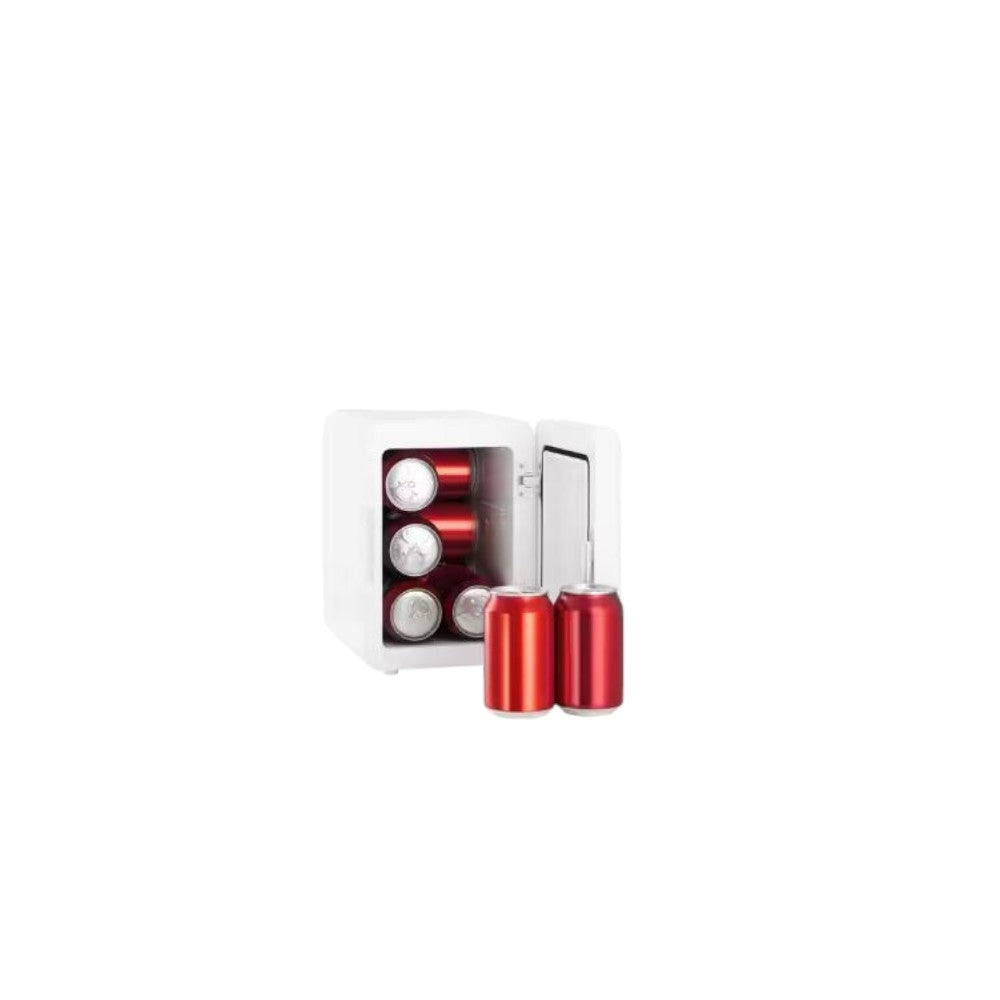 Frigidaire 12 in. 1 cu. ft. 9-Can or 6-liters Beauty Light Up Mini Refrigerator White EFMIS209-WHITE