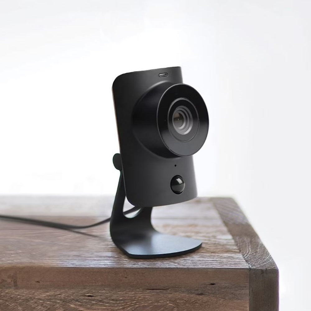 SimpliSafe SimpliCam Wired Indoor 1080p HD Security Camera Black SCM200