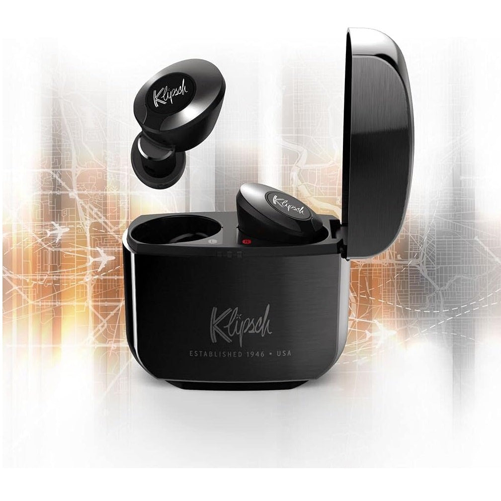 Klipsch T5 II Active Noise Cancelling True Wireless In-Ear Headphones, Gunmetal
