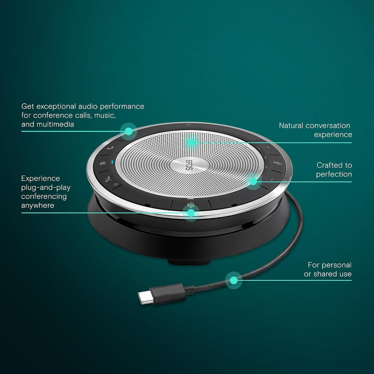 EPOS Expand SP 30T (1000225) Portable Bluetooth Speakerphone