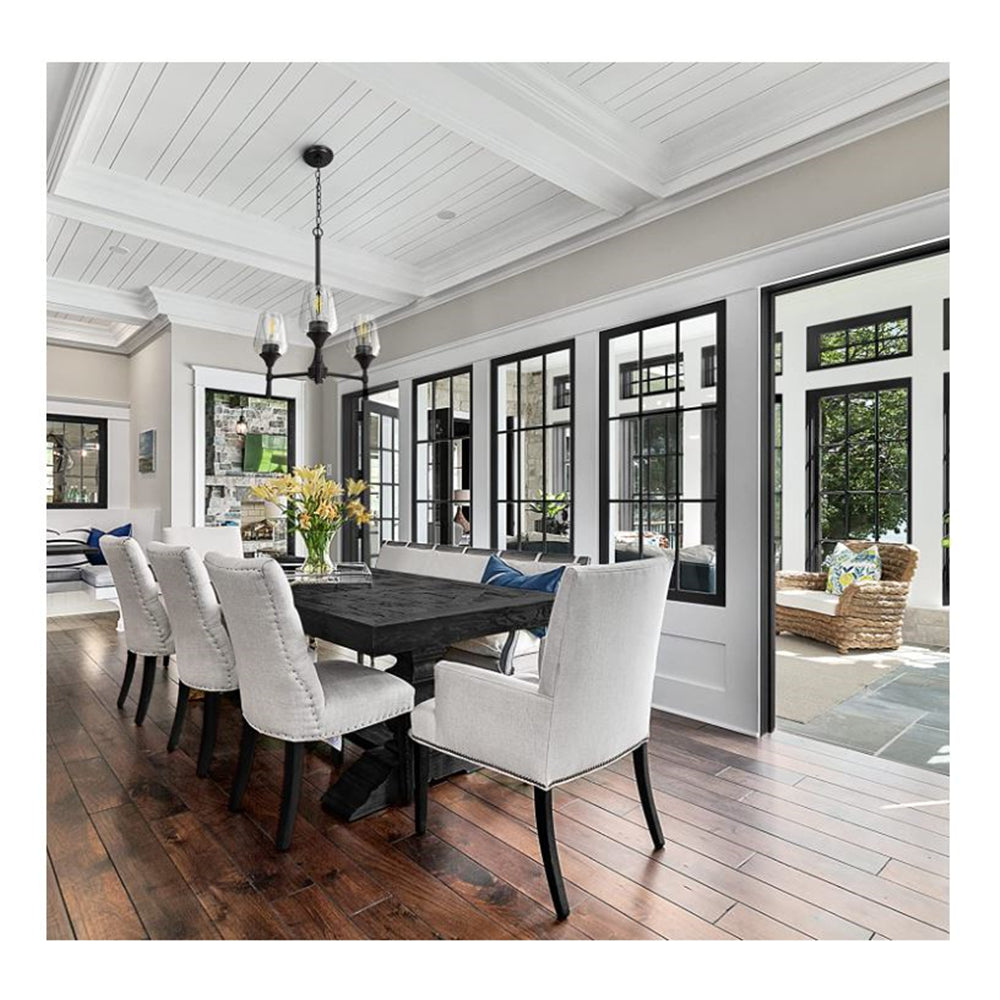 Luminance Black Chandelier 3-Light for Foyer | Hanging Ceiling Fixture Adjustable Chain F27033-31