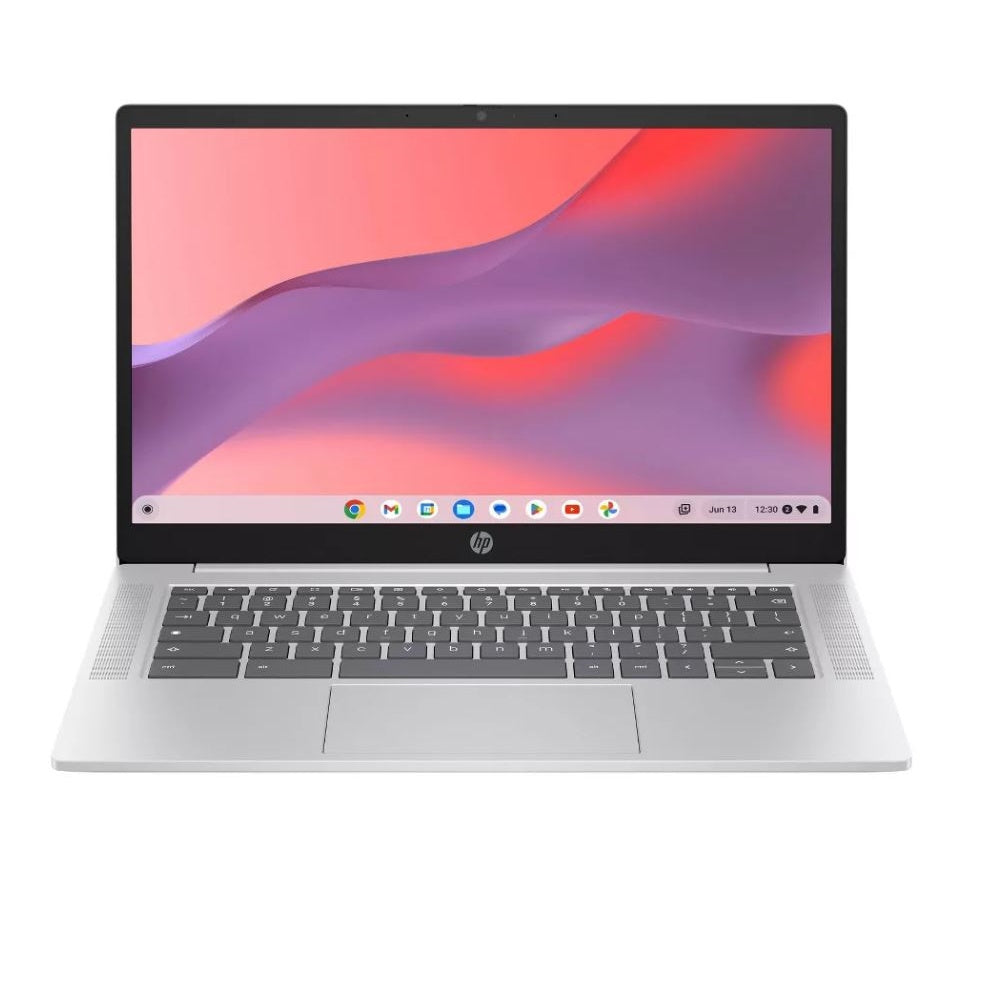 HP 14" Chromebook Intel Processor 4GB RAM 64GB Flash Storage Silver 14A-NF0002TG