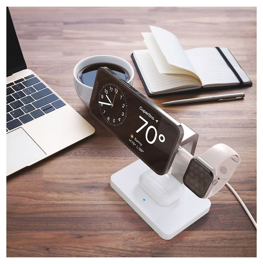 Atomi 3-in-1 Wireless Charging Stand, Supports Apple fast charging, Powerful magnetic connection - AT1595