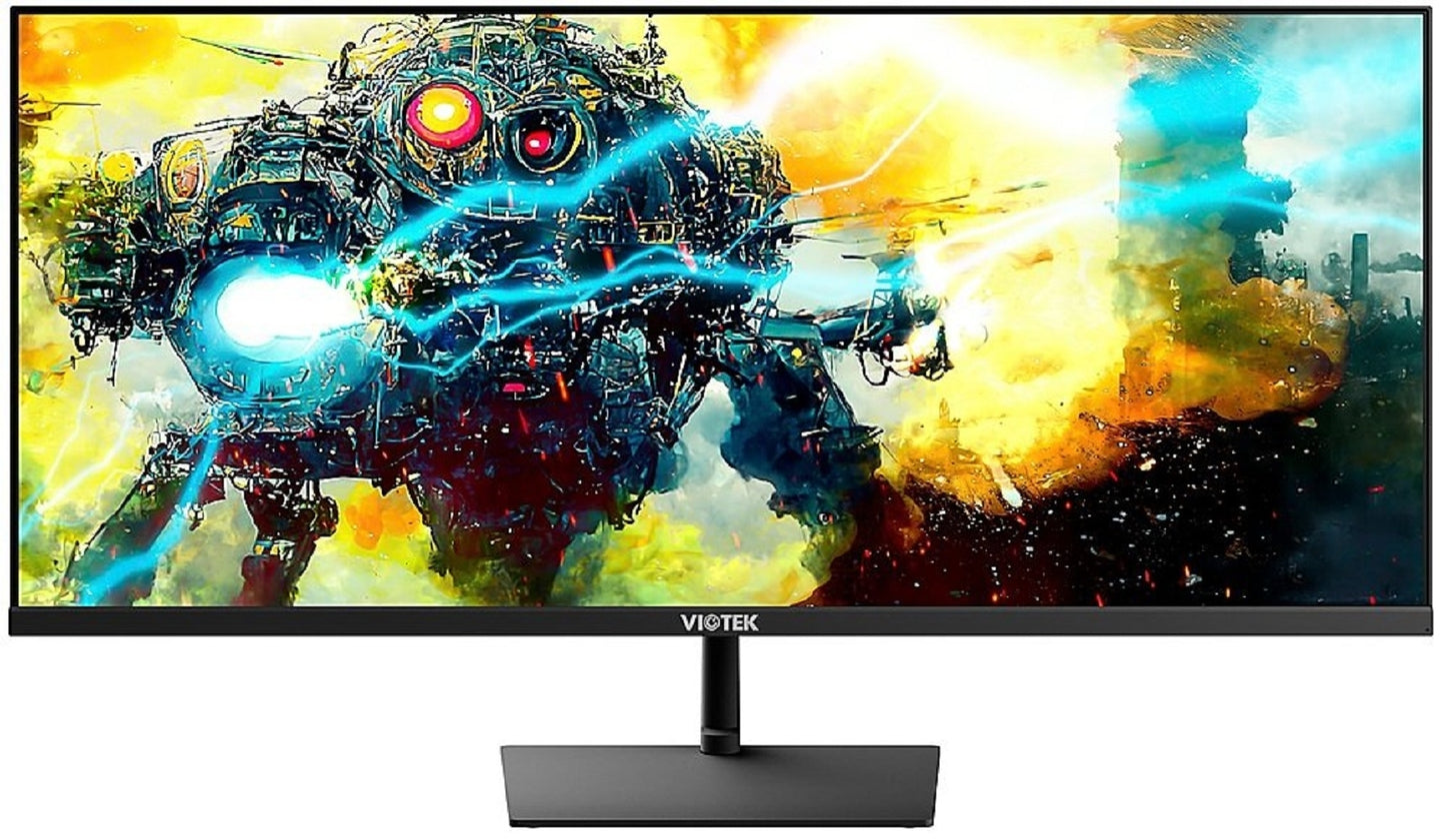 Viotek 34" IPS Gaming Monitor 75hz, 7ms, 2560x1080, 2X HDMI 2.0, DP - GFI34CB