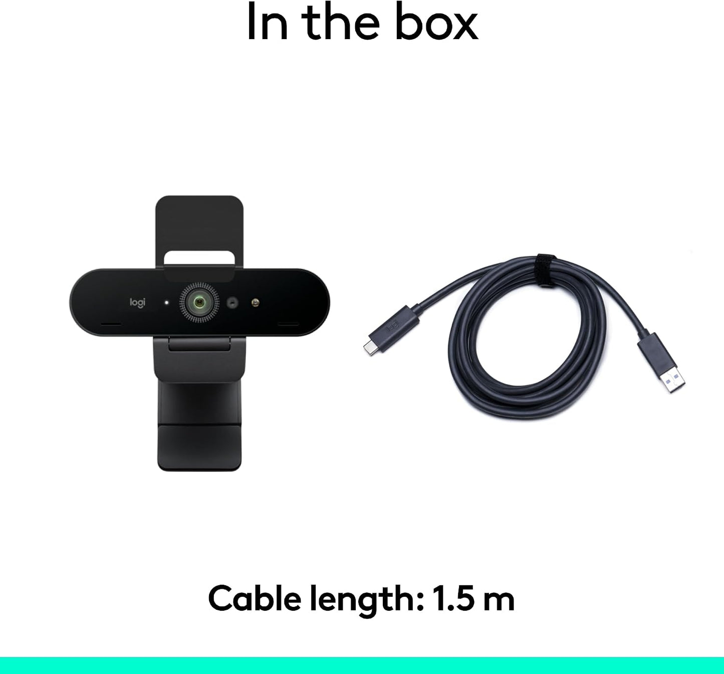 Logitech Brio Ultra 4K HD Webcam for Streaming and Meetings - Black 960-001419