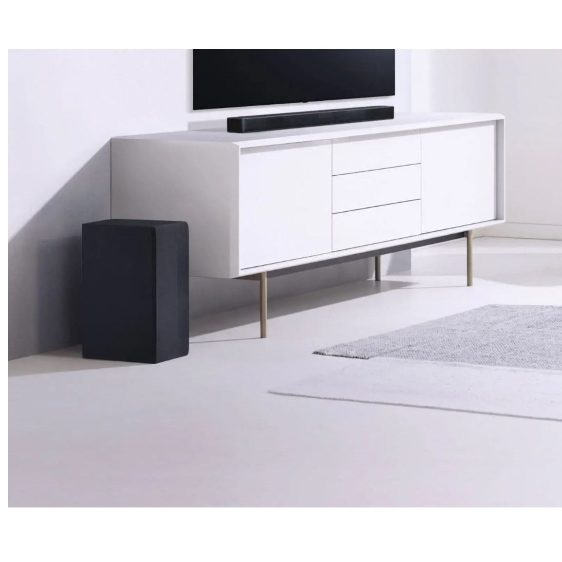 LG - 2.1 Channel Soundbar System with 6" Subwoofer - Black SL4Y