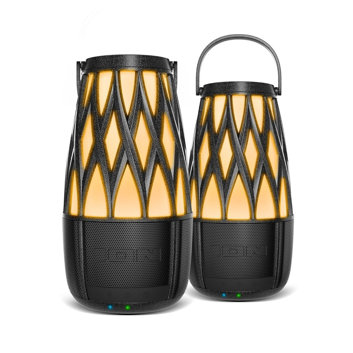 ION iSP136 Tahiti 10-Watt Outdoor Lantern-Style Solar-Rechargeable Bluetooth Speakers