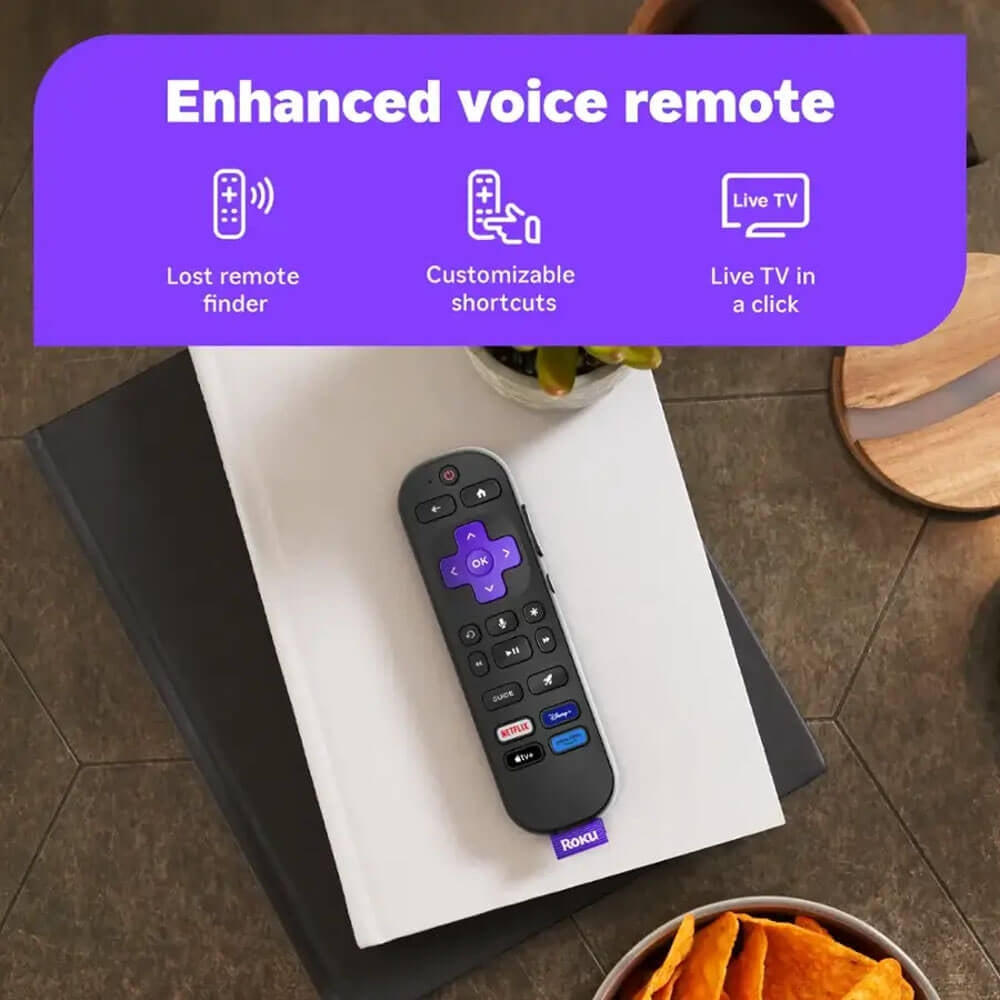 Roku 43" 4K HDR Smart Roku TV with Roku TV Remote 43R4C4 - 2024 model