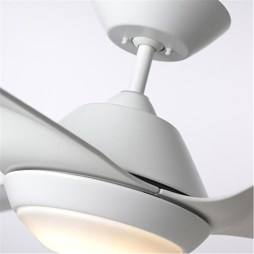 Luminance Exo Kathy Ireland Home Sweep Eco 60" Ceiling Fan Light Kit Satin White CF275SW