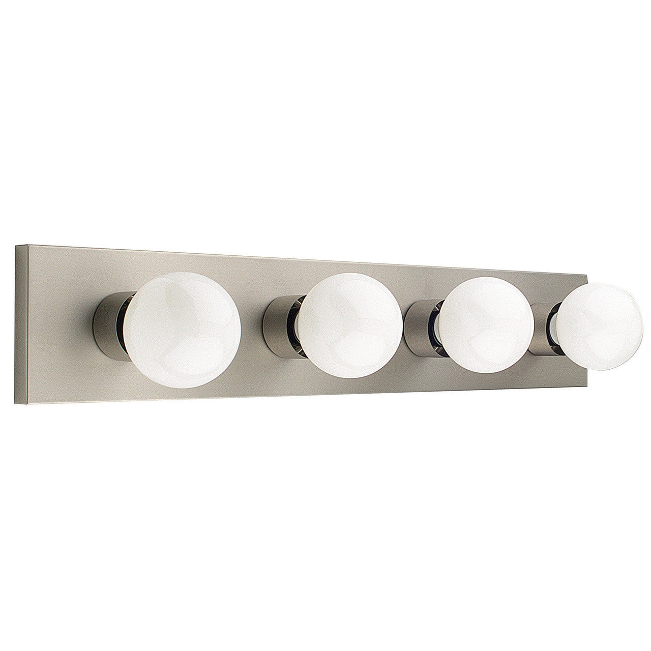 Sunset Lighting 24" 4-Light Vanity Dimmable Satin Nickel Finish F2253-53