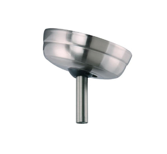 kathy ireland HOME by Luminance Sloped Ceiling Kit 6.1-in Brushed Steel, Zinc Angle Mount Capable Ceiling Fan Sloped Ceiling Kit Mounting Hardware CFSCKBS