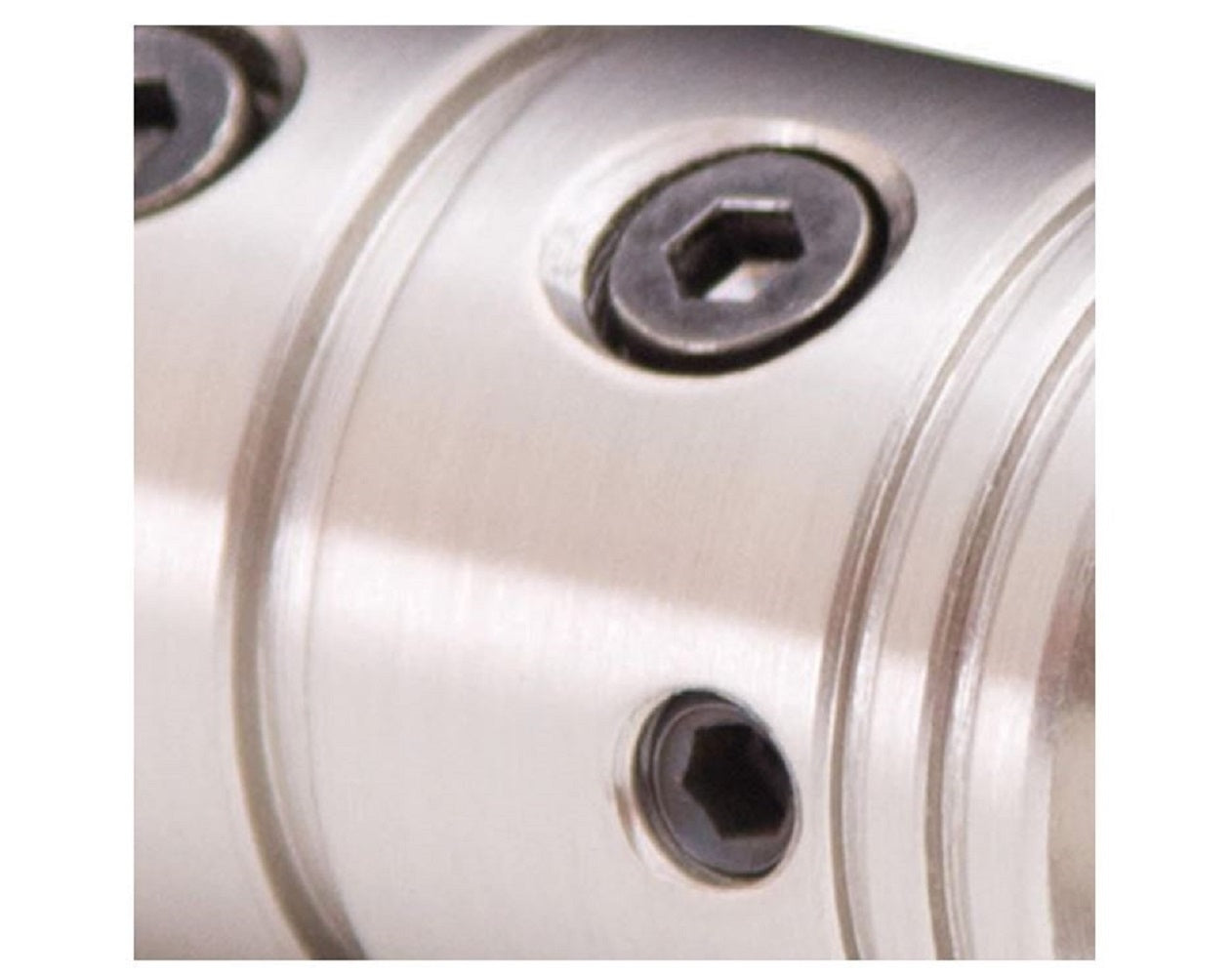 Kathy Ireland HOME by Luminance 1.5" Brushed Steel Ceiling Fan Downrod Coupler CFDCBS