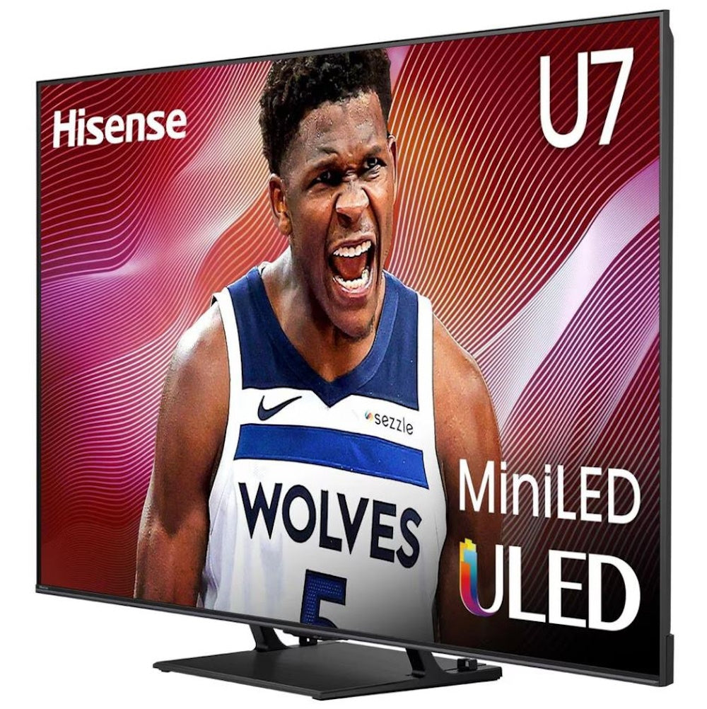 Hisense 75" Class U7 Series Mini-LED ULED 4K in Black - Smart Google TV 75U75QG