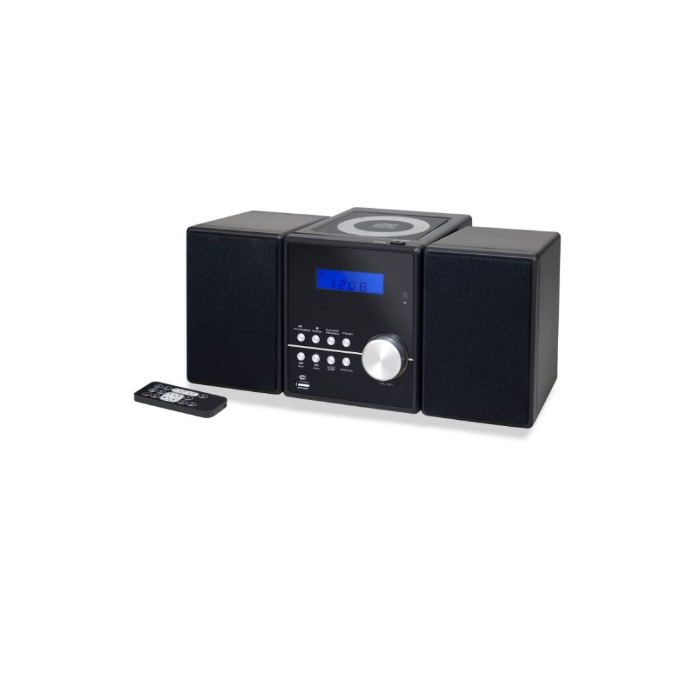 Proscan Micro Home Stereo System with CD Player FM Radio and Bluetooth PRCD804BT