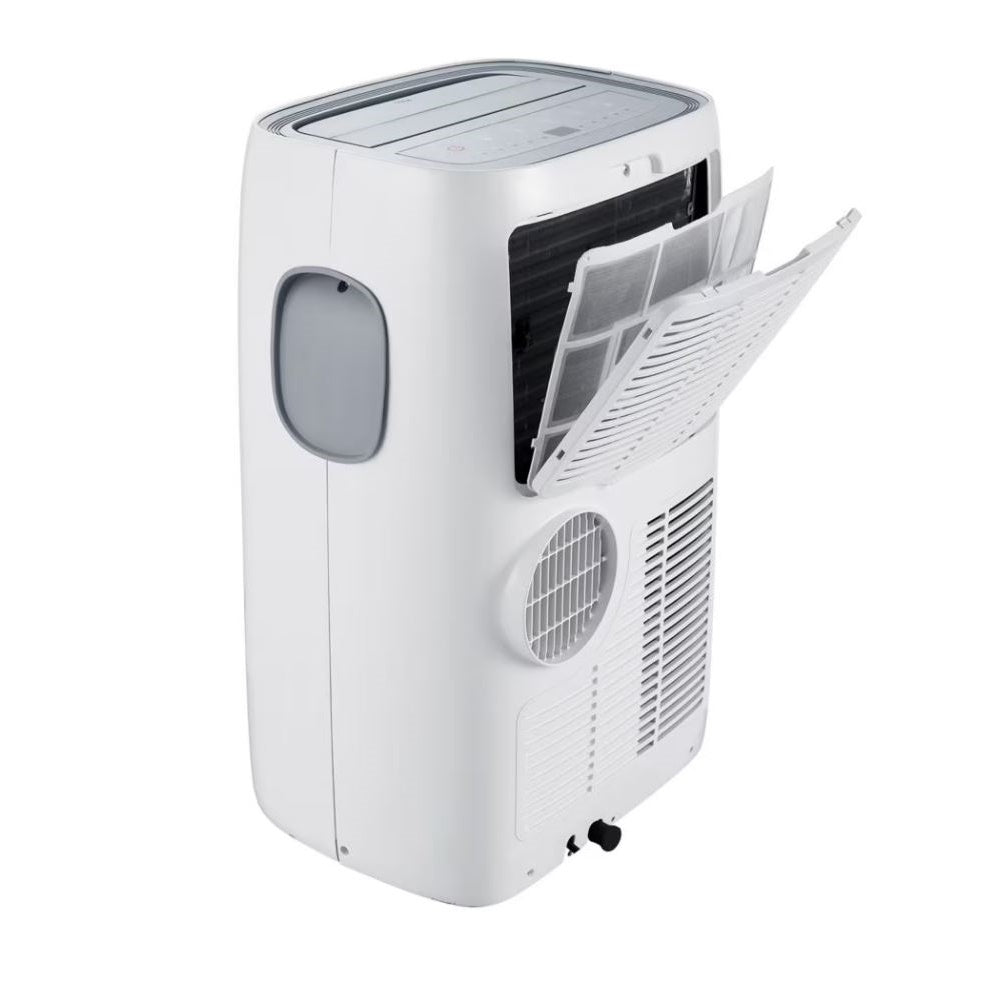 TCL 12,000 BTU ASHRAE/6,200 BTU DO (115-Volt) White Portable Air Conditioner with Heater & Remote, Cools 250-sq ft, 3 cooling speeds and 3 fan speeds TPC-12E/KA