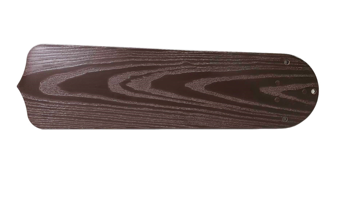 Concord Fans Nautika 52" Ceiling Fan Oil Rubbed Bronze with Bronze Brown Blades for Wet Locations 52NA5ORB