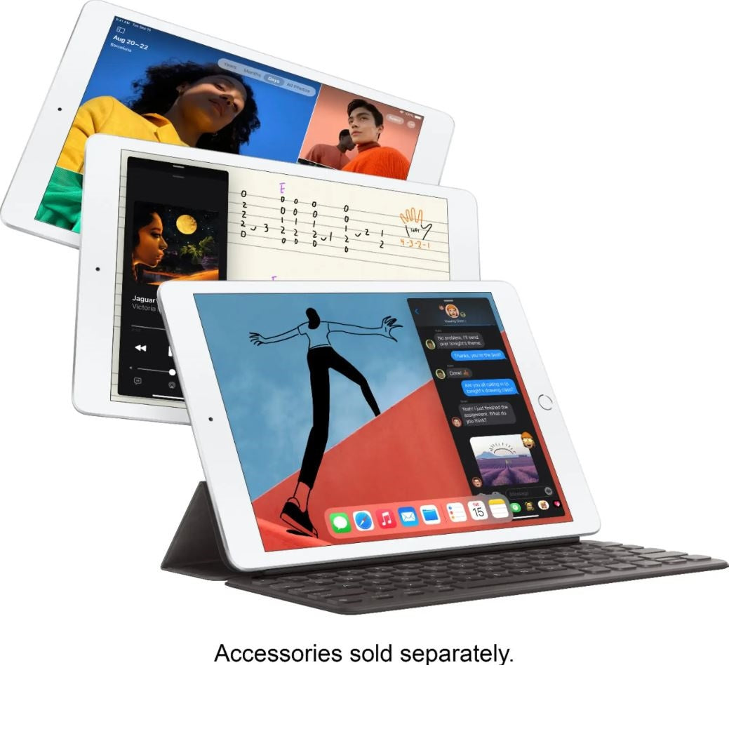 Apple - 10.2-Inch iPad - (8th Generation) with Wi-Fi - 32GB - Space Gray 3YL92LLA