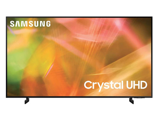 Samsung Class Crystal UHD AU8000 Series - 4K UHD Dual LED HDR Smart TV with 60Hz & Alexa Built-in (Renewed)