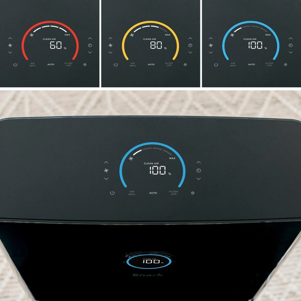 Shark Air Purifier 4 True HEPA with Microban Protection, Advanced Odor Lock