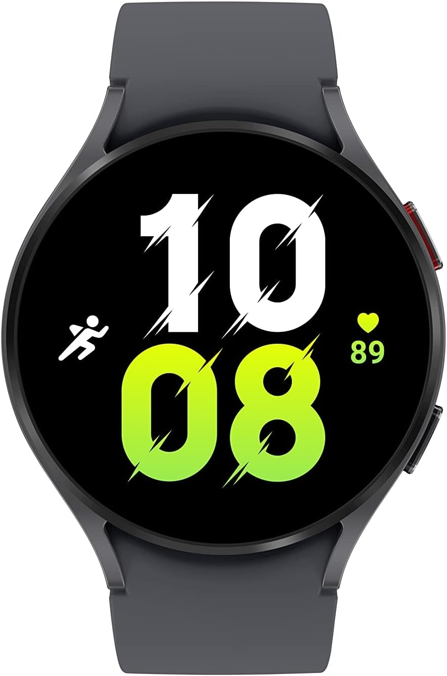 Samsung Galaxy Watch 5 44mm BT Smartwatch Graphite w/ 2 chargers SM-R910NZACXAA